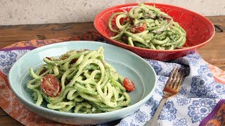 Zoodles with Avocado Pesto Recipe  Episode 1169 [upl. by Margot]