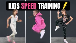 Kids quotGET FASTquot Workout Best Exercises For Speed Training⚡ [upl. by Katerina181]