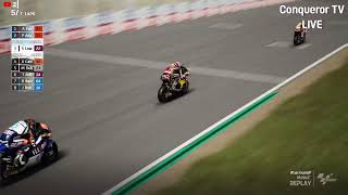 Race Moto2 Sachsenring GermanGP 2024 [upl. by Gollin]