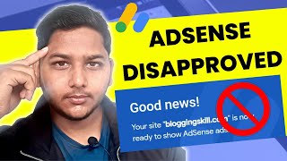 Google AdSense Disapproved Dont Do This Mistake [upl. by Rabush]