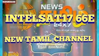 INTELSAT 17 66E TAMIL NEW CHANNEL UPDATE 16012022 [upl. by Moyer]