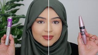 MAYBELLINE THE FALSIES LASH LIFT MASCARA VS MAYBELLINE LASH SENSATIONAL  REVIEW AND DEMO [upl. by Notsew]