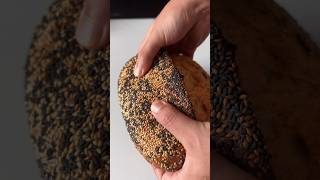 Seeded Rye Sourdough bread Scoring shorts [upl. by Enelec793]