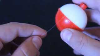 How to SetupRigTie a Fishing Bobber or Float Quick And Easy [upl. by Oflodur]