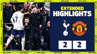 SPURS 22 MAN UTD  EXTENDED HIGHLIGHTS [upl. by Yaned958]