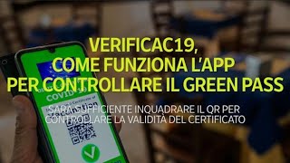 VerificaC19 come funziona l’app per controllare il Green Pass [upl. by Som]