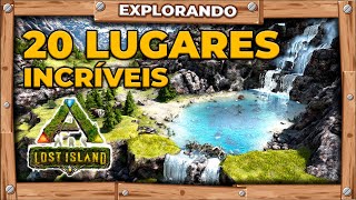 🔴 TOP 20 LUGARES PARA BASE ARK LOST ISLAND Base Locations 🔴 [upl. by Ebsen]