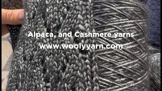 Alpaca and Cashmere yarns [upl. by Atronna]