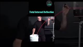 Total Internal Reflection Experiment mindblowing shorts [upl. by Shadow]