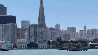 Riding ferry from Sausalito to San Francisco California  explore California [upl. by Stu615]