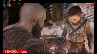 GOD OF WAR GAME PLAY TEST  AMD RX 640 amp INTEL CORE I5 3470 [upl. by Toogood]