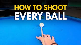 Pool Lesson  How to Shoot Every Ball  Step by Step [upl. by Hanway205]