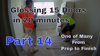 Oil based gloss enamel 15 Doors in 20 minutes fastest on youtube [upl. by Diehl]