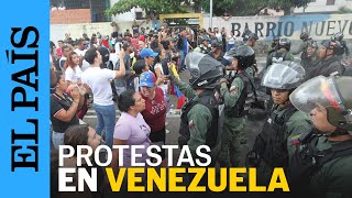 VENEZUELA  Protestas en Caracas tras los resultados de las elecciones  EL PAÍS [upl. by Strage]