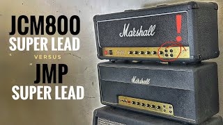 Marshall JCM800 vs JMP  Super Lead Comparison [upl. by Sherie]