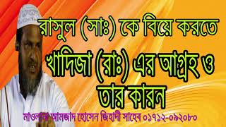 mawlana amzad hossan jihadi saheb pabna new audio waz 2018 [upl. by Yddur]