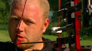 BULLSEYE Matt Stutzman keeps medal hopes alive with perfect arrow in archery shootout  NBC Sports [upl. by Utas990]