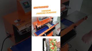 continuous vacuum packing machine sealing machine inflating vacuum sealer [upl. by Ahsina]