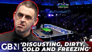 Disgusting dirty cold and freezing Ronnie OSullivan SLAMS Alexandra Palace [upl. by Guarino]