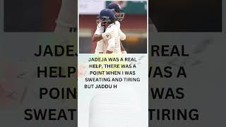 RAVI ASHWIN ON RAVINDRA JADEJA [upl. by Hsemar]