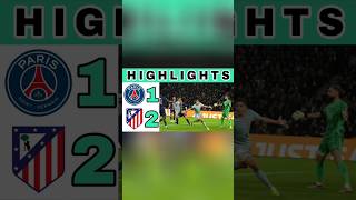 Paris SaintGermain vs Atletico Madrid PSG vs Atletico Madrid  Highlights amp Goals Champions League [upl. by Lachus]