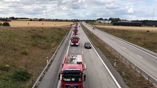 Polish firefighters leaving Sweden Dziękuję Wam THANK YOU [upl. by Ahsienat129]