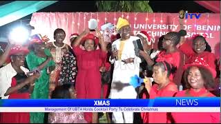 Management of UBTH holds Cocktail Party to celebrate Christmas [upl. by Aicenad]