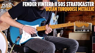 Fender Vintera II 50s Stratocaster  Maple  Ocean Turquoise Metallic [upl. by Zalucki]