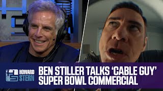 Ben Stiller Was “Surprised” to See a “Cable Guy” Commercial at the Super Bowl [upl. by Camey]