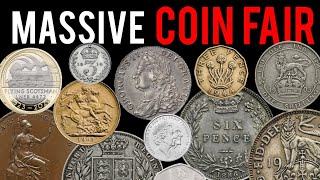 We Visited a MASSIVE Coin Fair and bought Loads of British Coins [upl. by Assenna350]