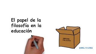 El papel de la filosofía en la educación [upl. by Peppel282]