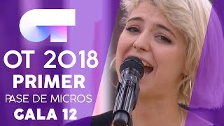 quotSHE USED TO BE MINEquot  ALBA RECHE  PRIMER PASE DE MICROS GALA 12  OT 2018 [upl. by Atteuqahs]