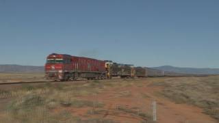 Sunshine on The Ghan  Great Southern Rail  Australian trains and railroads [upl. by Dnomad]