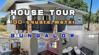 HOUSE TOUR 100sqm BUNGALOW HOUSEMalacampa Camiling Tarlac Project [upl. by Somerville]