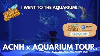 VLOG I Went To The ACNH Aquarium Tour  Animal Crossing New Horizons Island Tour [upl. by Megargee]