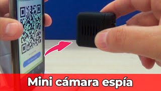 🔻Mini cámara espia oculta con batería🔻 Visión remota desde APP FullHD 🔻 Con aviso alarma deteccion [upl. by Lyudmila129]