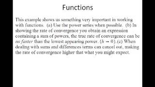 Rates of Convergence [upl. by Amie]