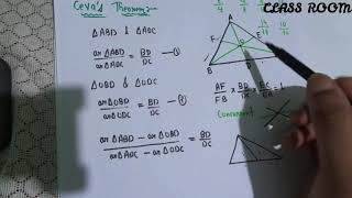 Geometry part 16  Cevas and menelaus theorem [upl. by Alohs]