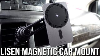 LISEN Magsafe Phone Car Mount Charger [upl. by Noirret]