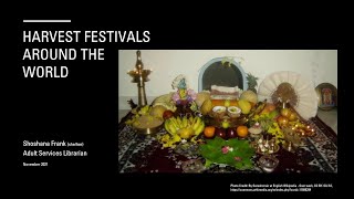 Harvest Festivals Around the World [upl. by Ollie868]