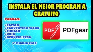 EL MEJOR PROGRAMA PDF MULTI HERRAMIENTAS GRATIS🔥🔥 [upl. by Constantino]