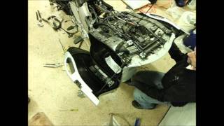 BMW K1200LT Rear Subframe Installation [upl. by Aubert]