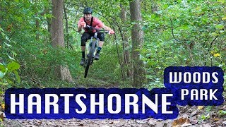 Mountain Biking Hartshorne Woods Park  Middletown NJ [upl. by Romalda]