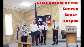 Copper Coast Salvation Army 141 continual years of ministry PLUS Celebration of 3 New Soldiers [upl. by Luise]