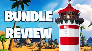 NEW Lockies Lighthouse Bundle Review in LEGO Fortnite [upl. by Llevra]