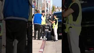 Giving Parking Tickets In The Good Gone Wrong pranks funny hood [upl. by Agnesse]