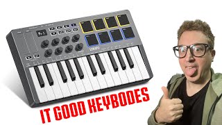 Lekato SMK25 MIDI controller review and test [upl. by Suoirad]