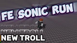 FE  SONICNARUTO RUN  SCRIPT ROBLOX EXPLOITING PASTEBIN 2024 [upl. by Rede]