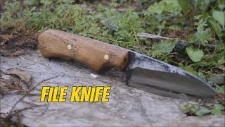 Forging a Knife from a File [upl. by Deerdre]