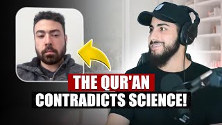 Agnostic Claims The Quran Contradicts Science Muhammed Ali [upl. by Norling]